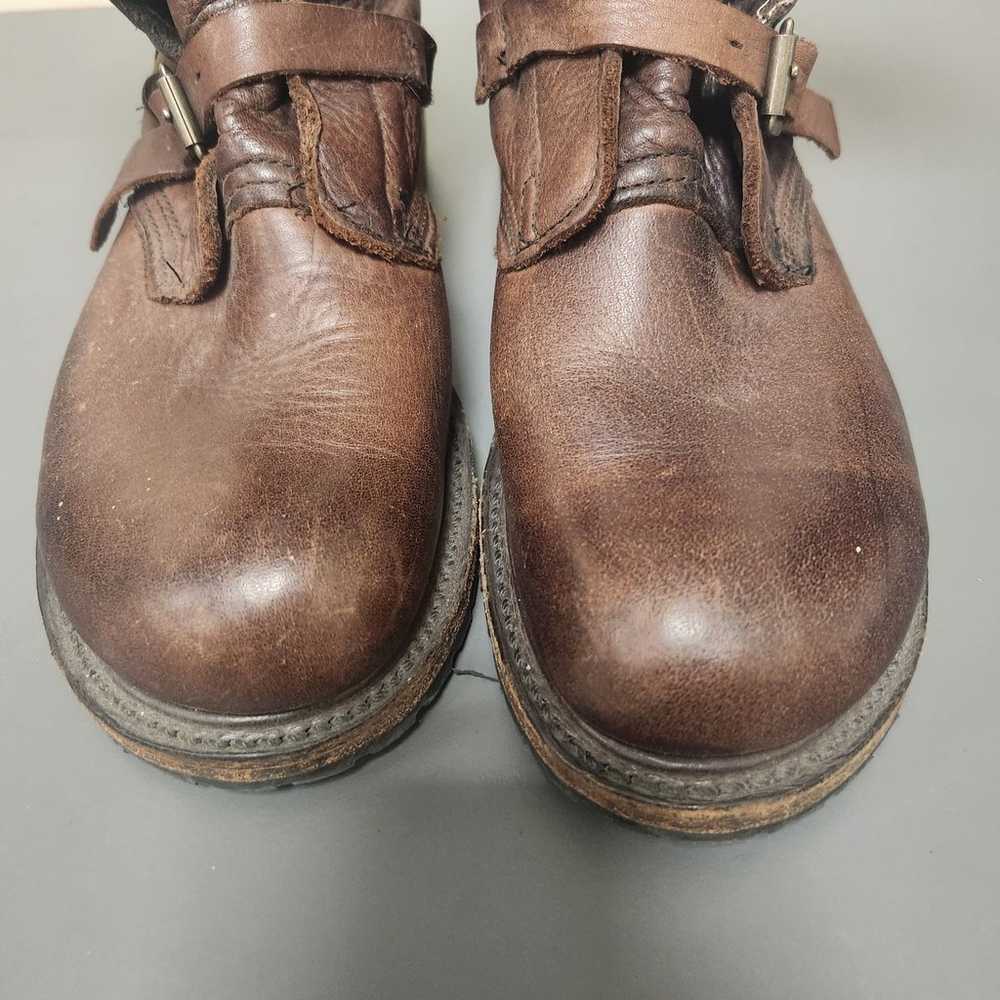 Vintage shoe Co. Jennifer Tanker Boots Brown leat… - image 4