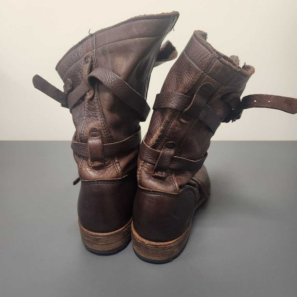 Vintage shoe Co. Jennifer Tanker Boots Brown leat… - image 7