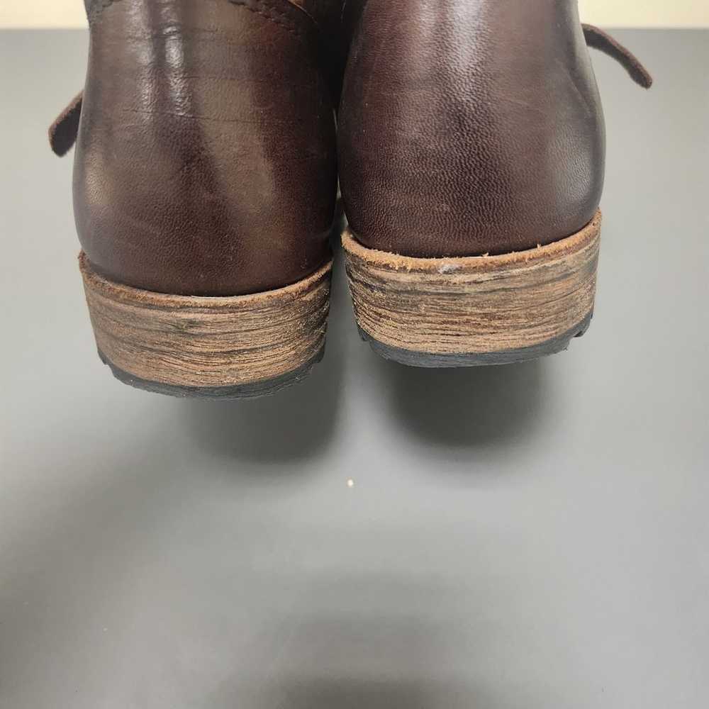 Vintage shoe Co. Jennifer Tanker Boots Brown leat… - image 9