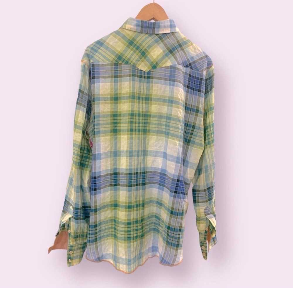 Arnold Zimberg Arnold Zimberg Plaid Button Down T… - image 3