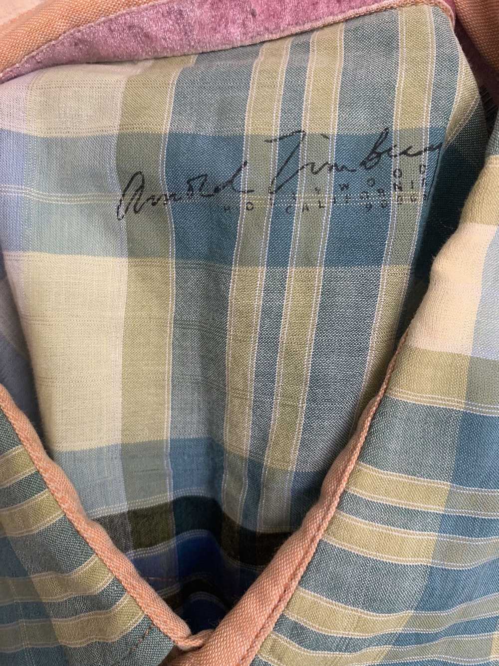 Arnold Zimberg Arnold Zimberg Plaid Button Down T… - image 4