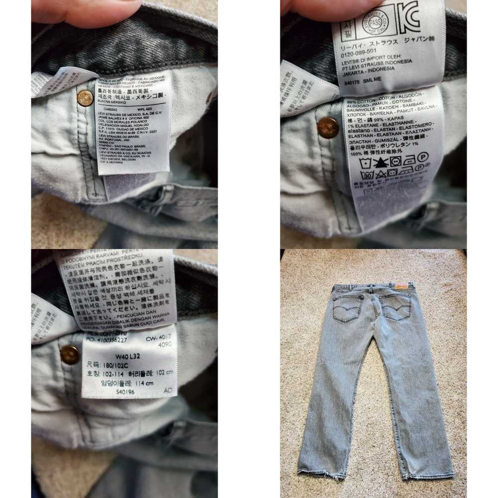 Levi's Levi's 501 Jeans Size 40X32 Mens Button Fl… - image 4
