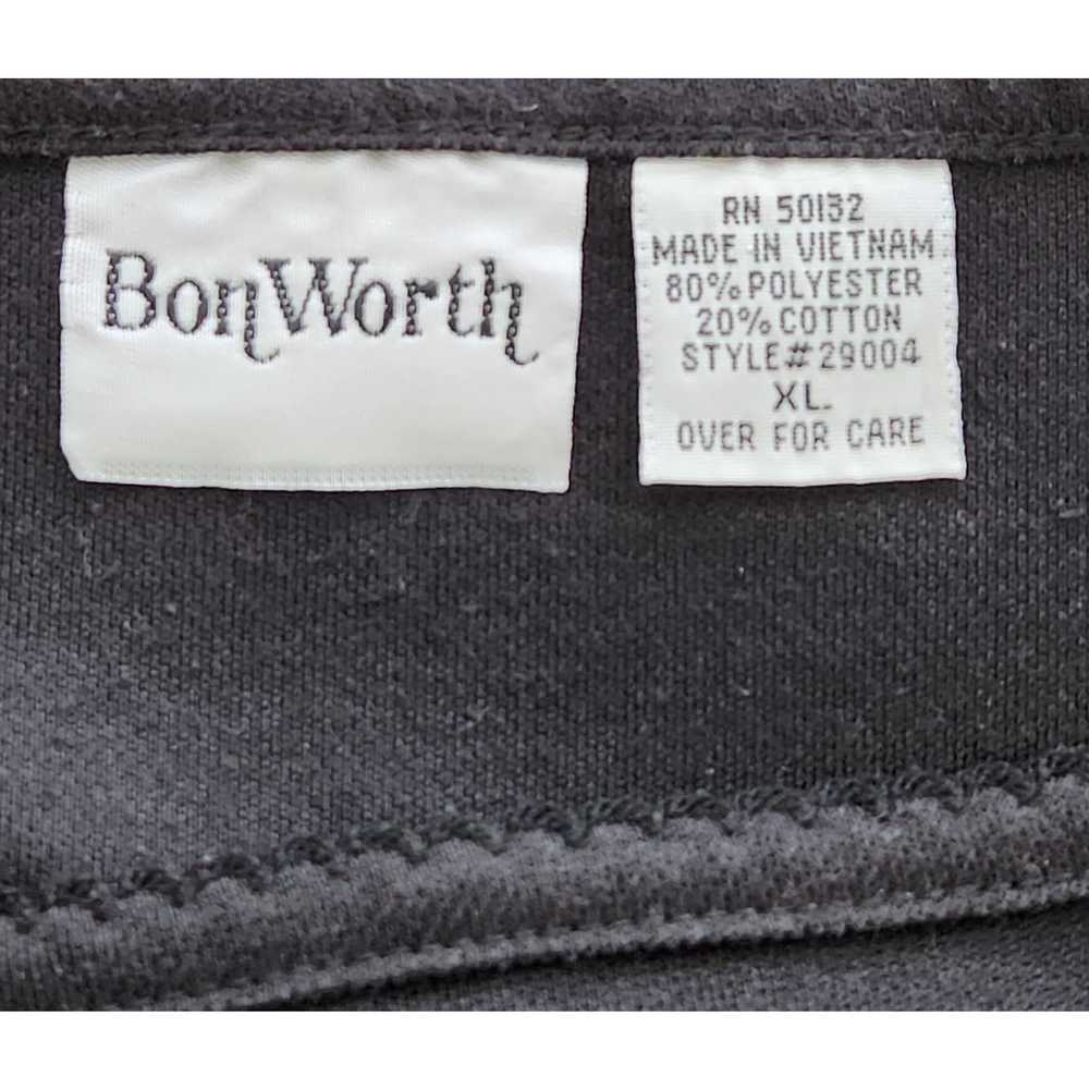 Other Bon Worth Black Crochet Lace Trim Detail To… - image 4