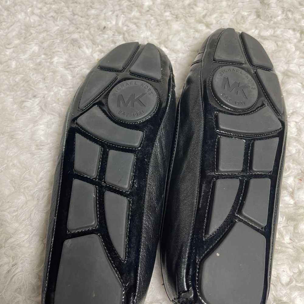 Michael Kors Black leather slip on flats Black lo… - image 10