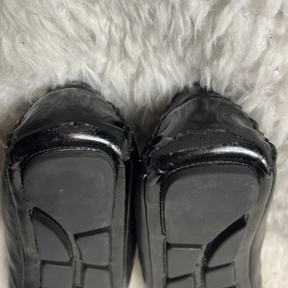 Michael Kors Black leather slip on flats Black lo… - image 11