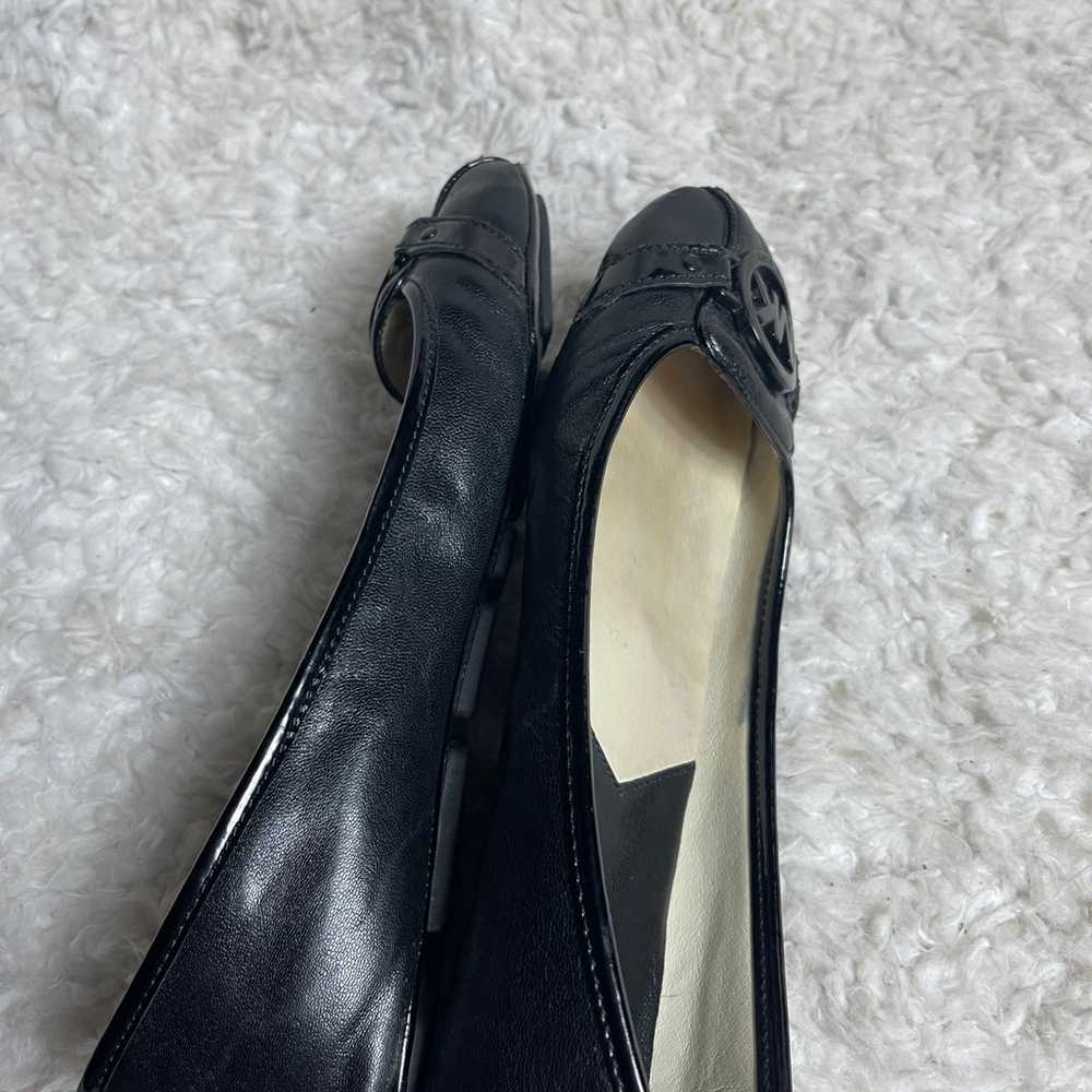 Michael Kors Black leather slip on flats Black lo… - image 7