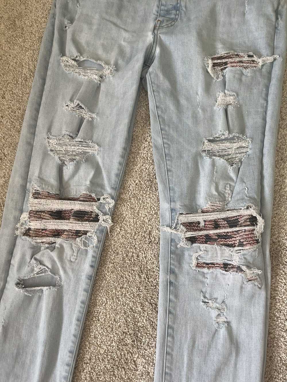 Amiri Amiri Mx1 Banana Leaves Jeans - image 3