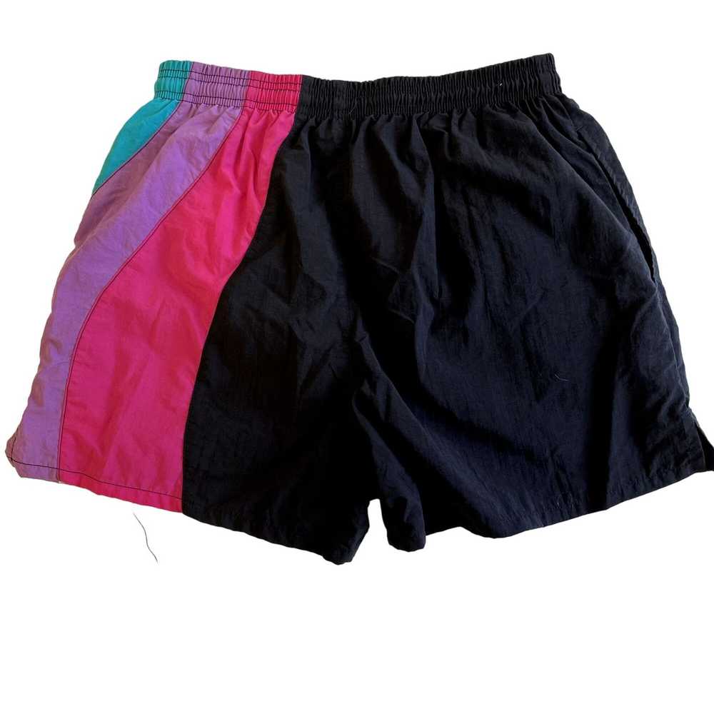 Unkwn 90's Fast Breakers COLORBLOCK Trunks SURF B… - image 2