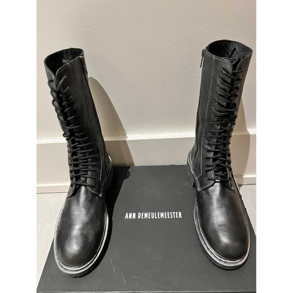 Ann Demeulemeester Leather boots - image 2