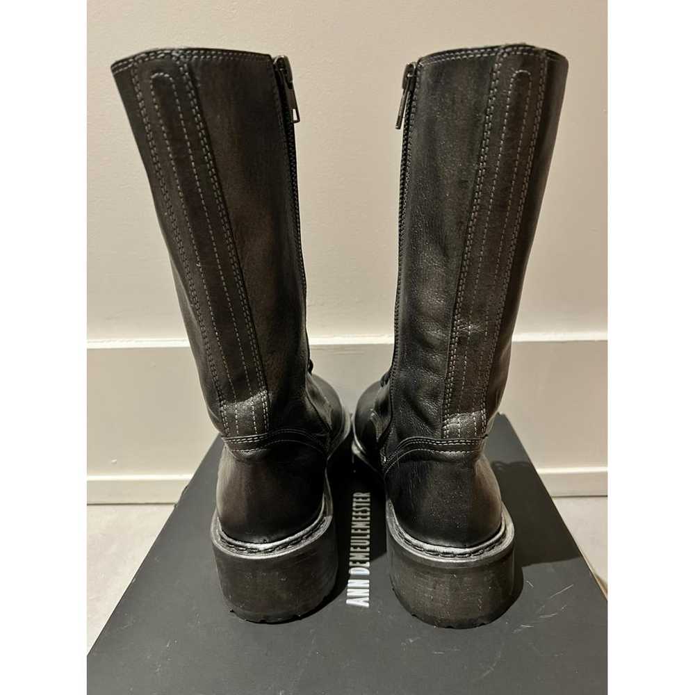 Ann Demeulemeester Leather boots - image 6