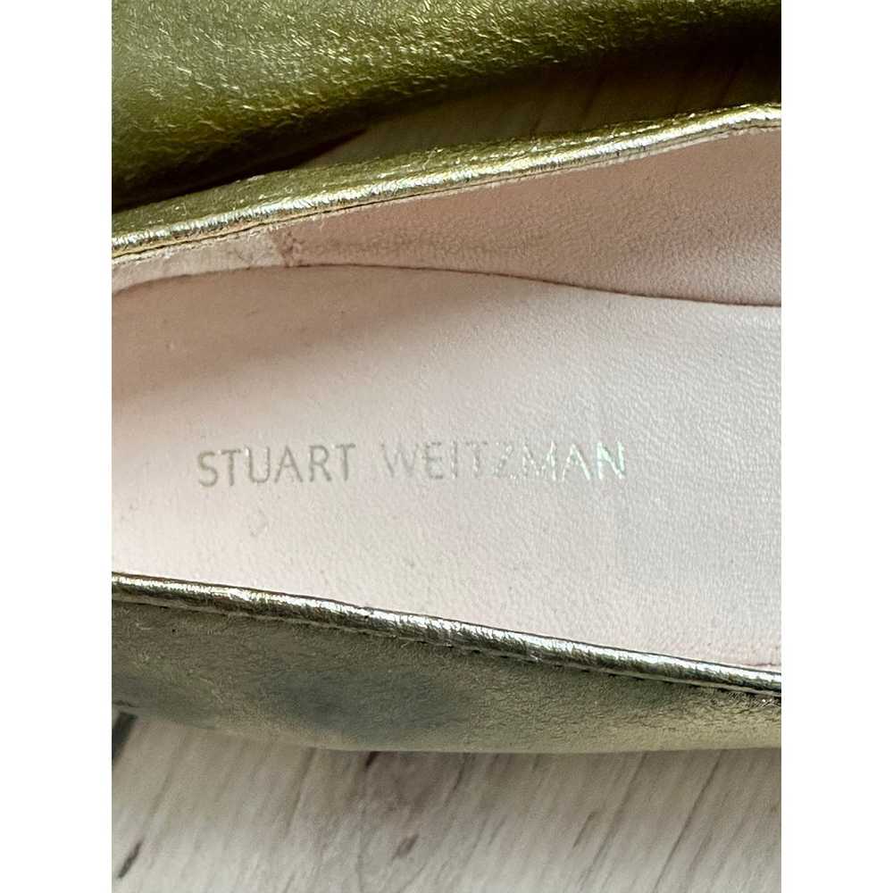 Stuart Weiztman Gold Ballet Flats Size 6.5 Gabby … - image 6