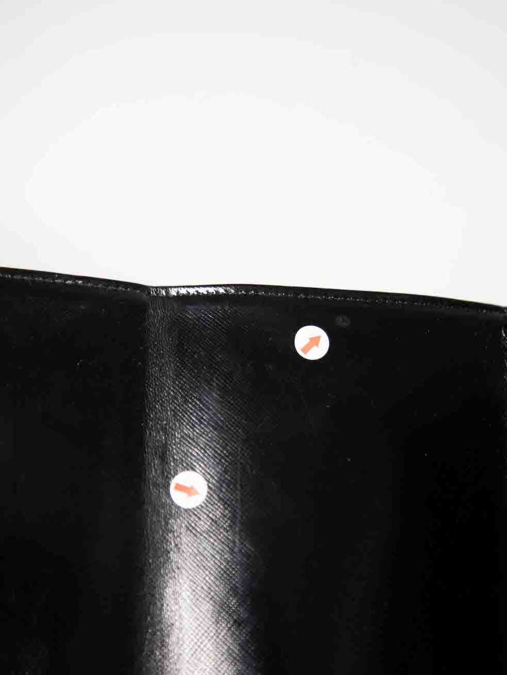 Versace Black Leather Vanity Top Handle Bag - image 7