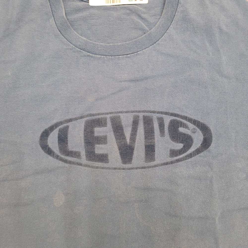 Levi's Vintage 90s LEVIS Bubble-Logo Shirt M-Shor… - image 3