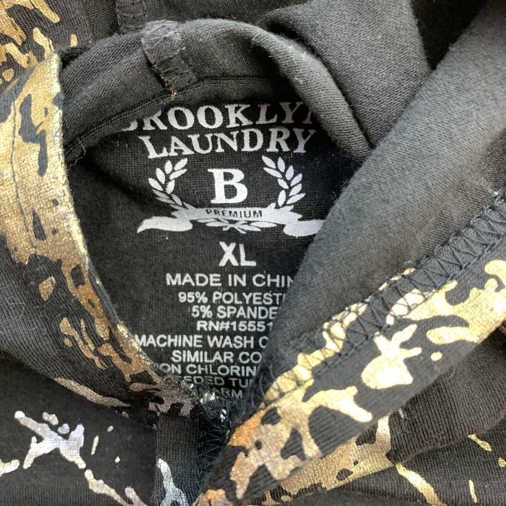 Vintage Savage Brooklyn Laundry Hooded Shirt Men’… - image 3