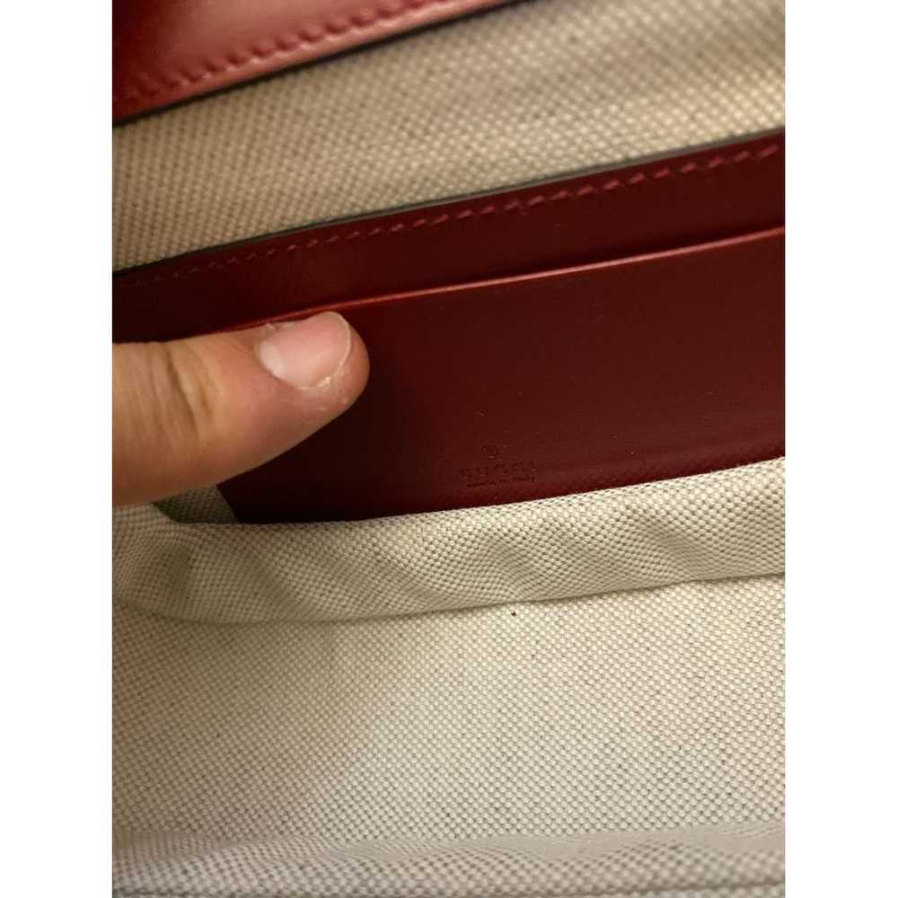 Gucci Convertible Bamboo Top Handle leather handb… - image 8