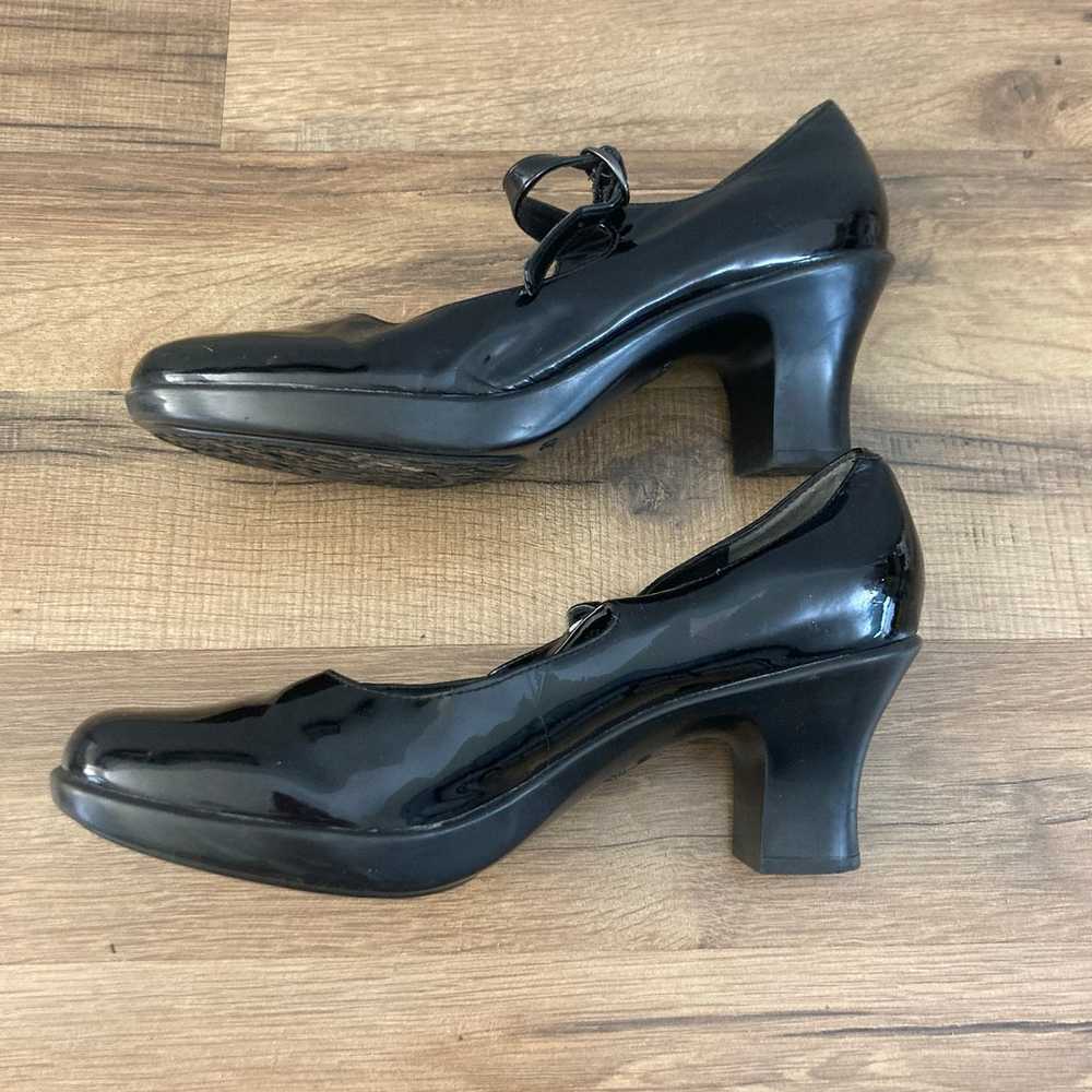 Dansko Mary Jane Black Patent Leather High Heels … - image 10