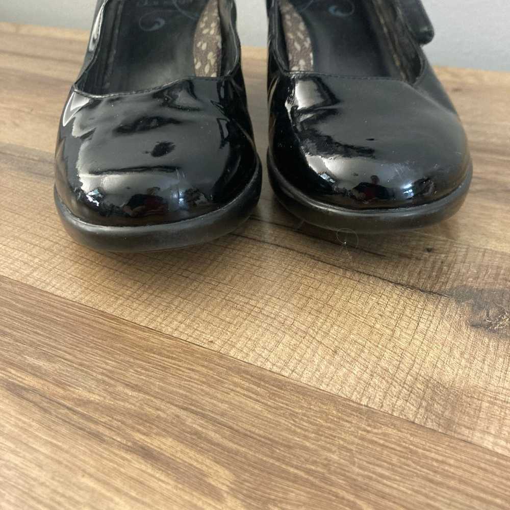 Dansko Mary Jane Black Patent Leather High Heels … - image 3