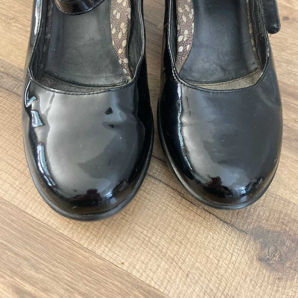Dansko Mary Jane Black Patent Leather High Heels … - image 6