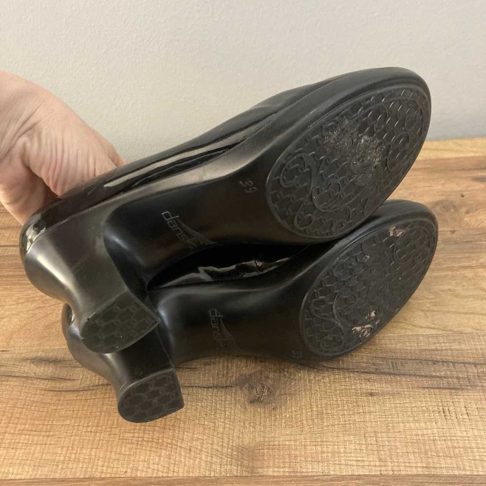 Dansko Mary Jane Black Patent Leather High Heels … - image 8