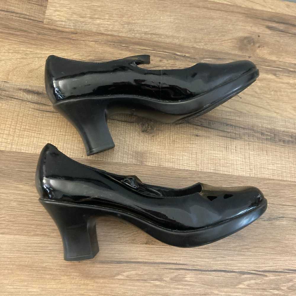 Dansko Mary Jane Black Patent Leather High Heels … - image 9