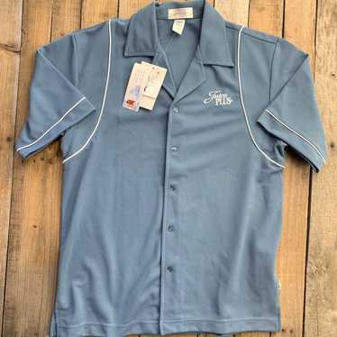 Vintage Juice Plus Blue Button Up Mens Shirt Size… - image 1