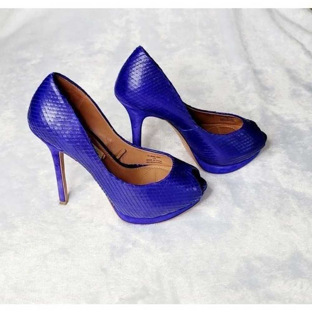 Zara Basic Collection Blue Open Toe Heel - image 3