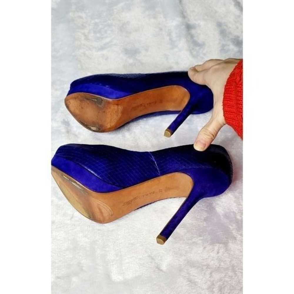 Zara Basic Collection Blue Open Toe Heel - image 4