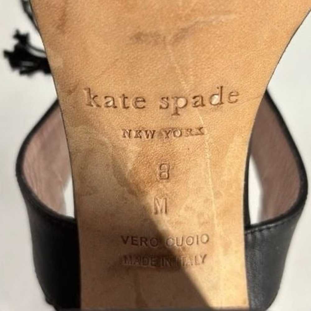 Kate Spade Pom Pom Tassel Heels Women’s Size 8 - image 10