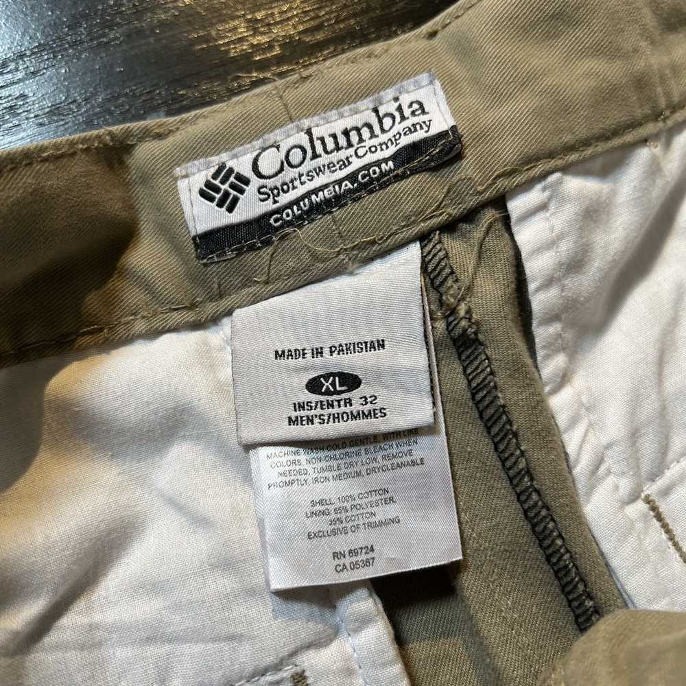 Columbia × Vintage Vintage Baggy Columbia Khaki C… - image 4