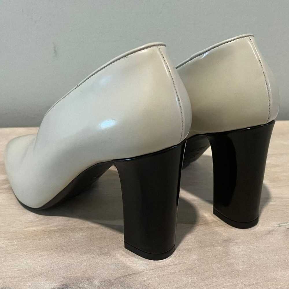 Via Spiga "Baran" Heels in Creamy Bone Leather  S… - image 5
