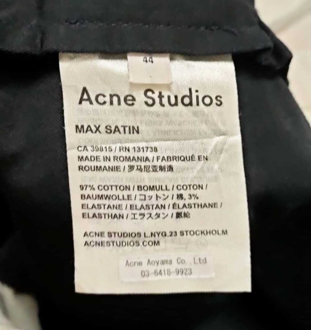Acne Studios Acne Studios Max Satin Cropped Pant - image 4