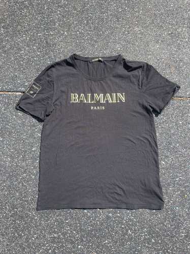 Balmain × Designer × H&M Balmain Paris Logo T-shir
