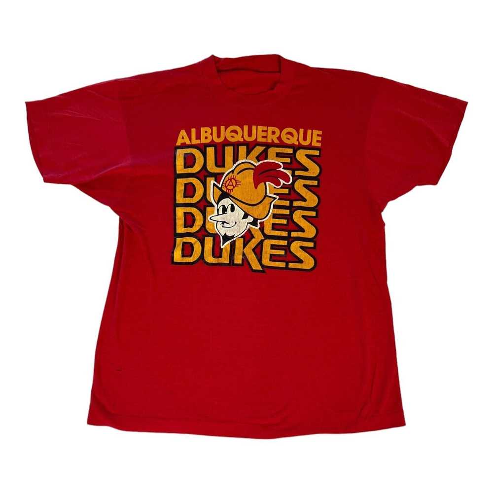 Vintage Vintage Albuquerque Dukes T-Shirt Single … - image 1