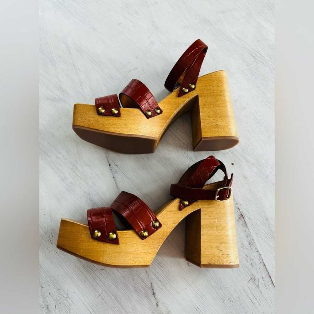 Free People Mallory Clogs in Luggage Size 39 NWOT… - image 7