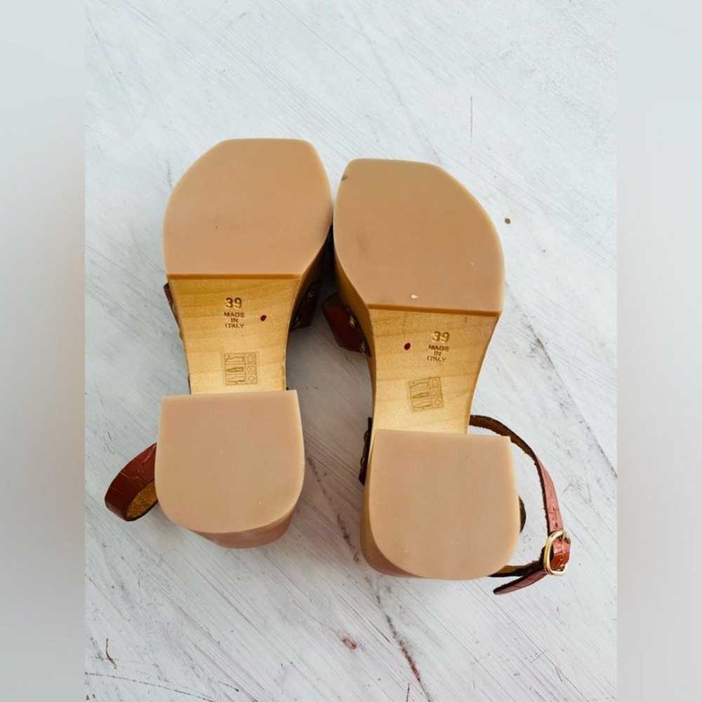 Free People Mallory Clogs in Luggage Size 39 NWOT… - image 9