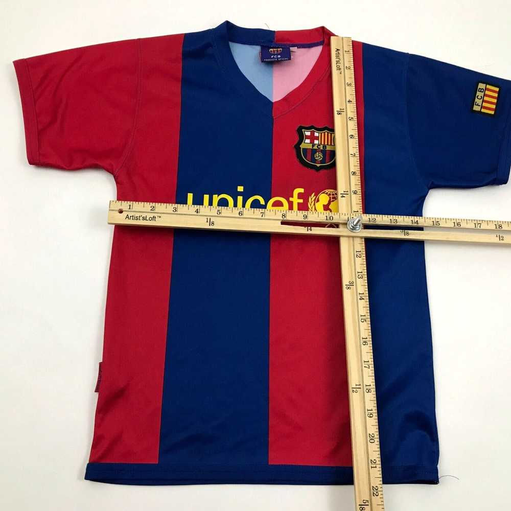 Vintage FCB Barcelona Womens Soccer Jersey Size 8… - image 2