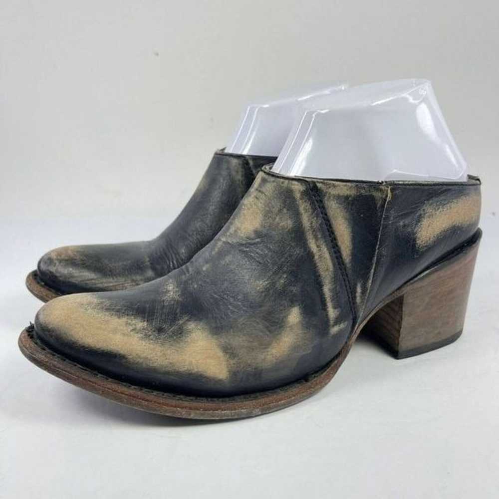 FREEBIRD By STEVEN SHAE Mules US 8 Distressed Bla… - image 1