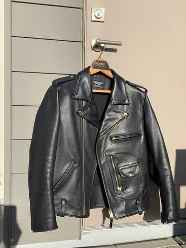 Other Black leather motorcycle jacket