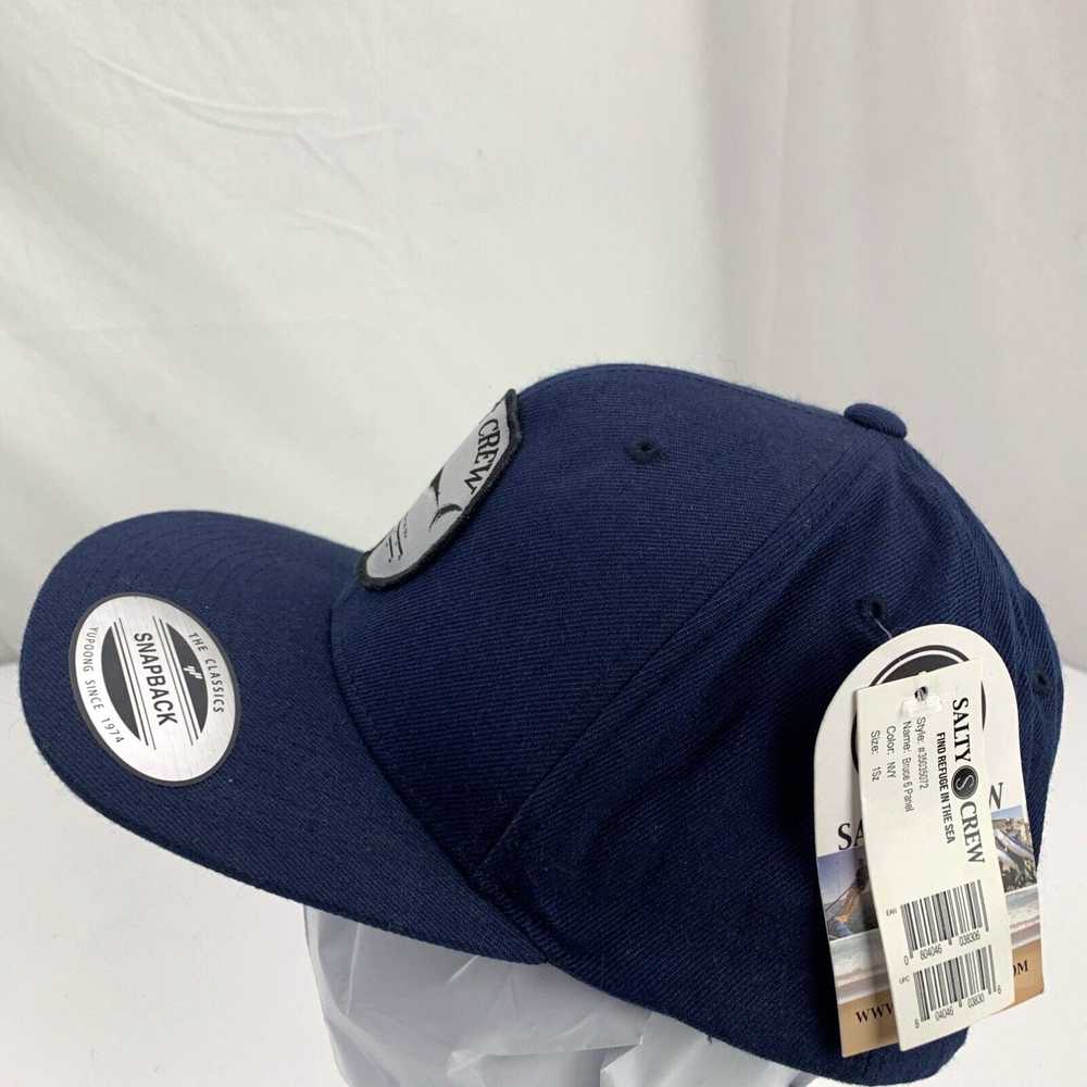 Vintage Salty Crew Ball Cap Hat Snapback Baseball - image 2