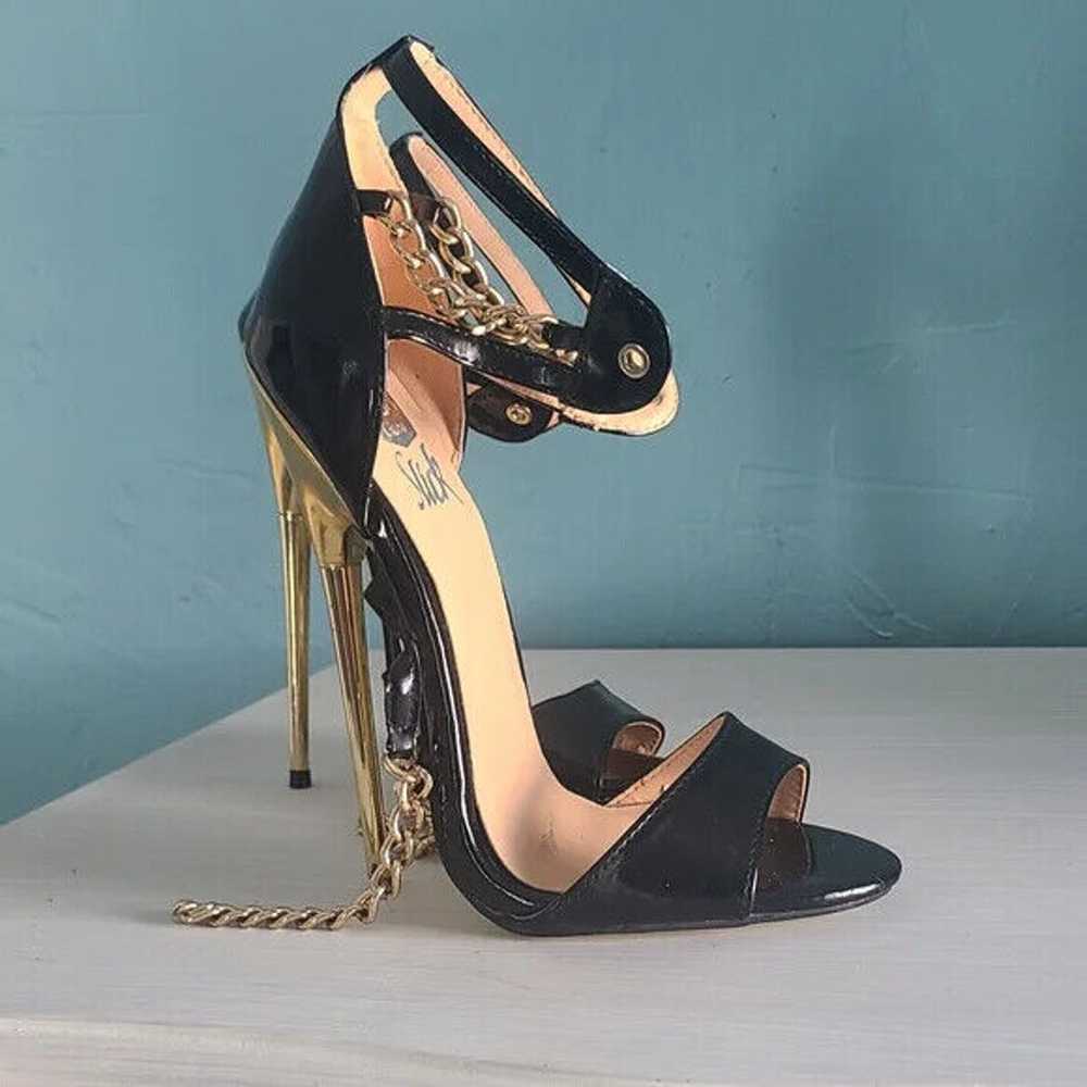Size 8 Giaro Slick Fetish Heels - 6.5 Inch, Super… - image 5