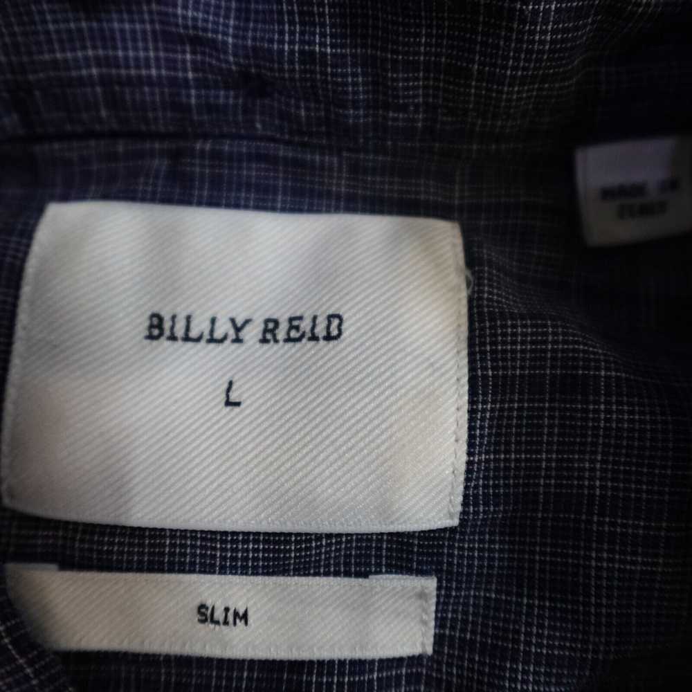 Billy Reid Billy Reid Mens Shirt Large Blue Slim … - image 3