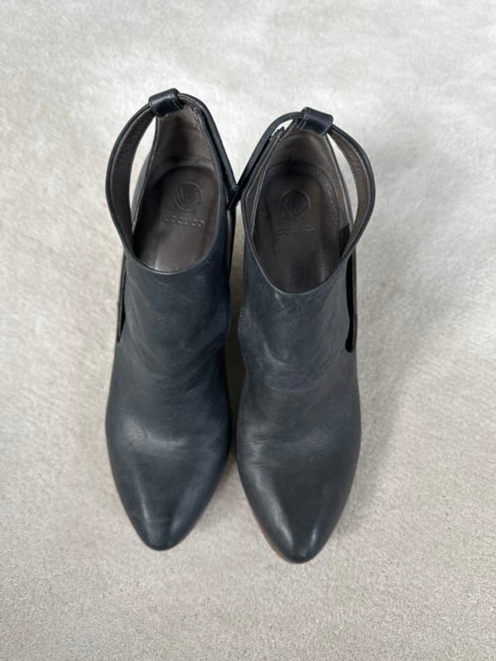 Coclico Warehouse Sale - Jory Wedge Black Leather… - image 3
