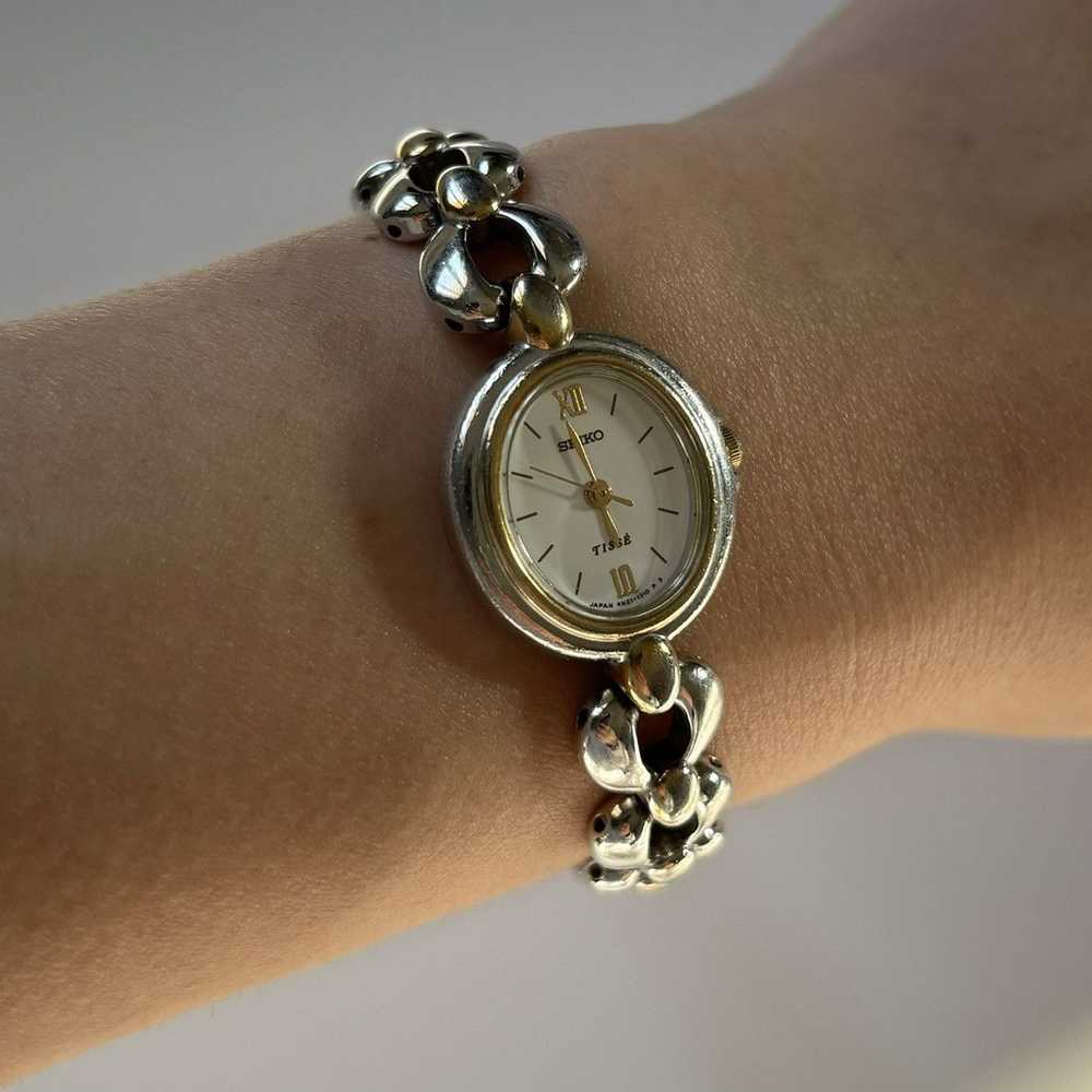 Seiko × Vintage Seiko Tisse Oval Watch - image 10