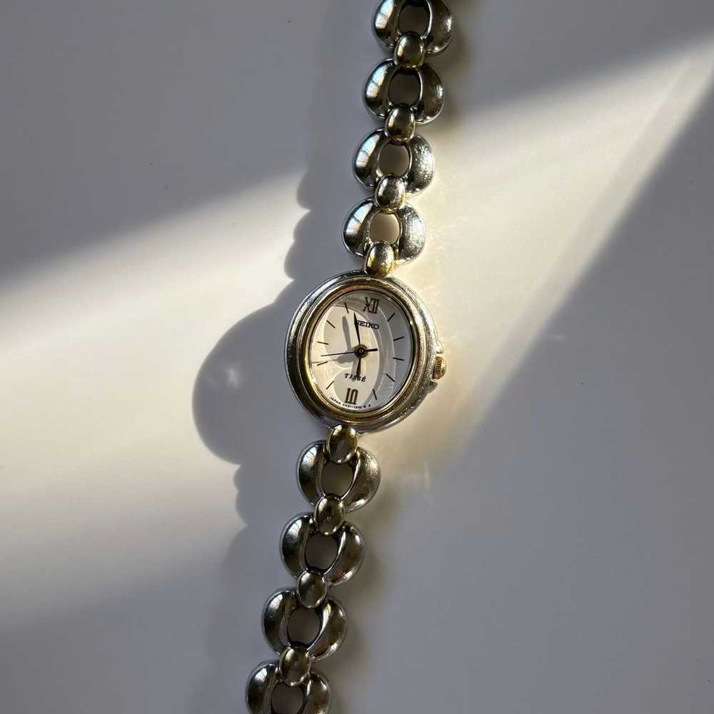 Seiko × Vintage Seiko Tisse Oval Watch - image 1