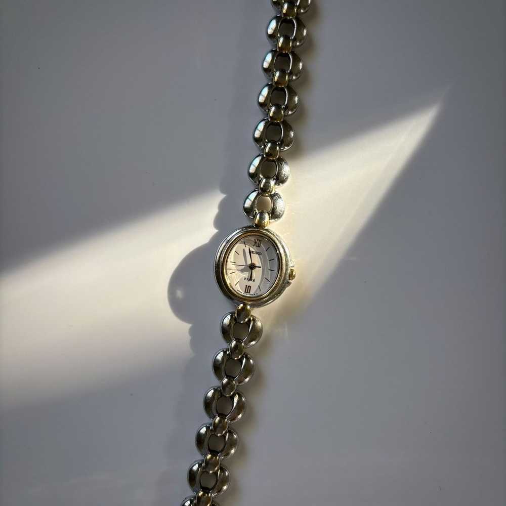 Seiko × Vintage Seiko Tisse Oval Watch - image 2