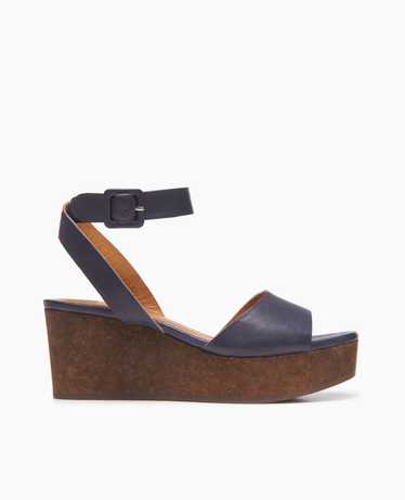 Coclico Metropol Wedge - Navy Leather