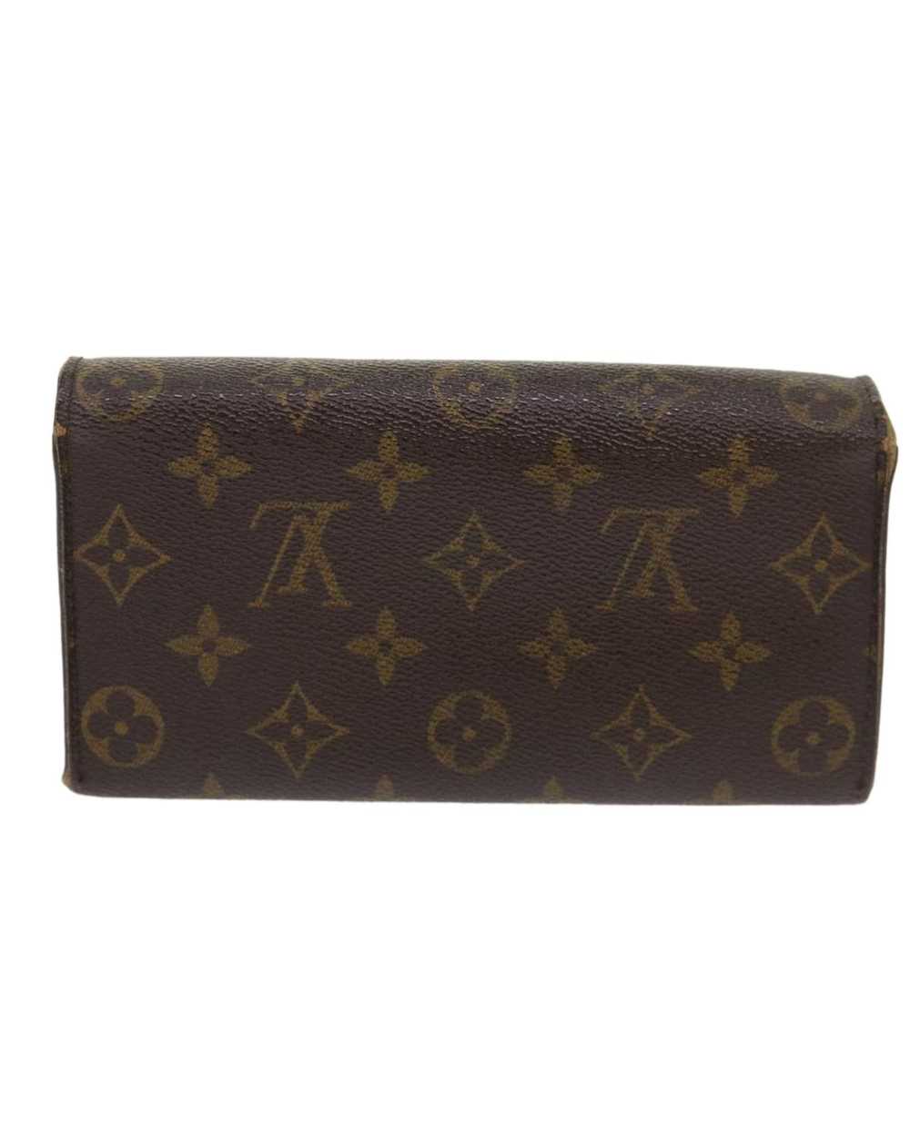 Louis Vuitton Monogram Long Wallet with Clasp But… - image 2