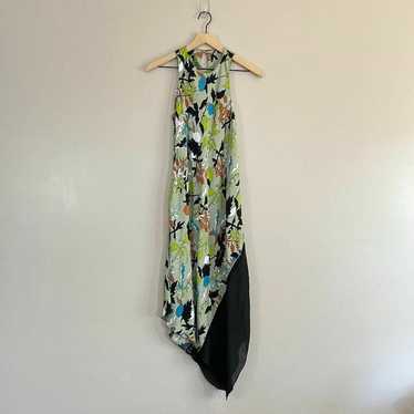 Rachel Rachel Roy Asymmetrical Floral Midi Dress … - image 1