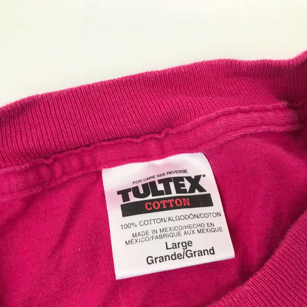 Tultex VINTAGE Arizona Shirt Size Large L Pink Te… - image 3