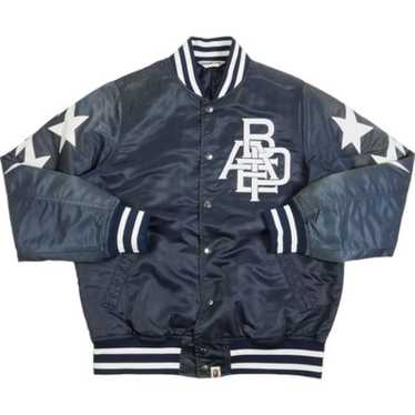 Bape satin varsity jacket Gem